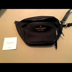 Kate Spade Black wrap around Fanny Pack